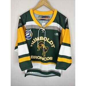 Humboldt Broncos SJHL Hockey Jersey #HumboldtStrong Made in Canada Men XS